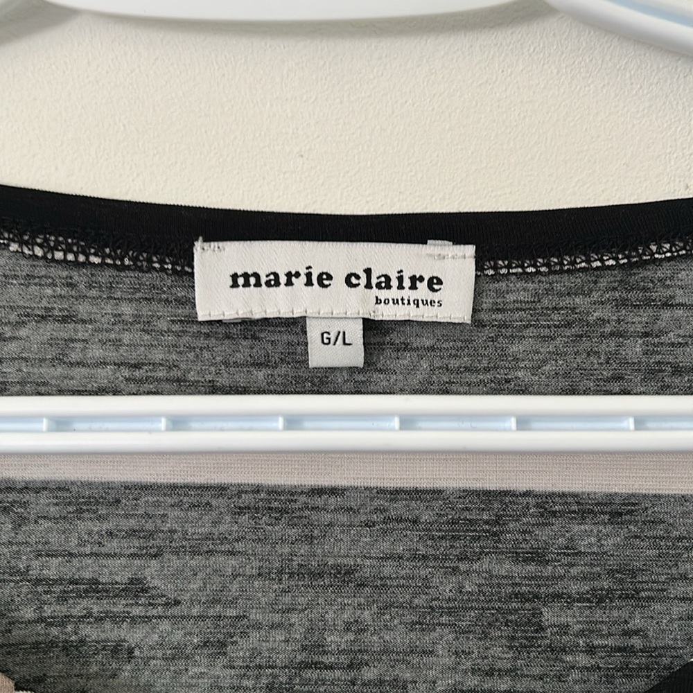 Marie Claire Black and White Graphic T-Shirt for womens - Picture 3 of 5